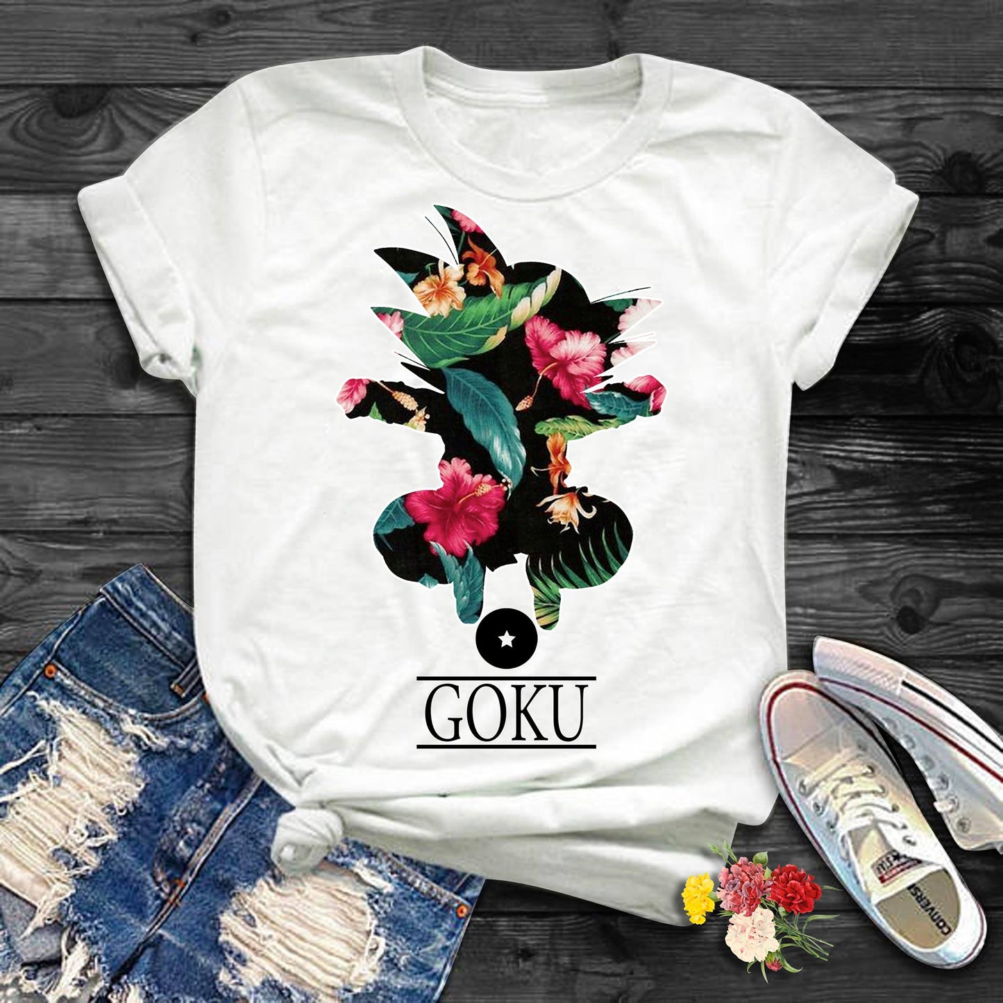 Flowers Seven Balls T-shirt and Hoodie 0523