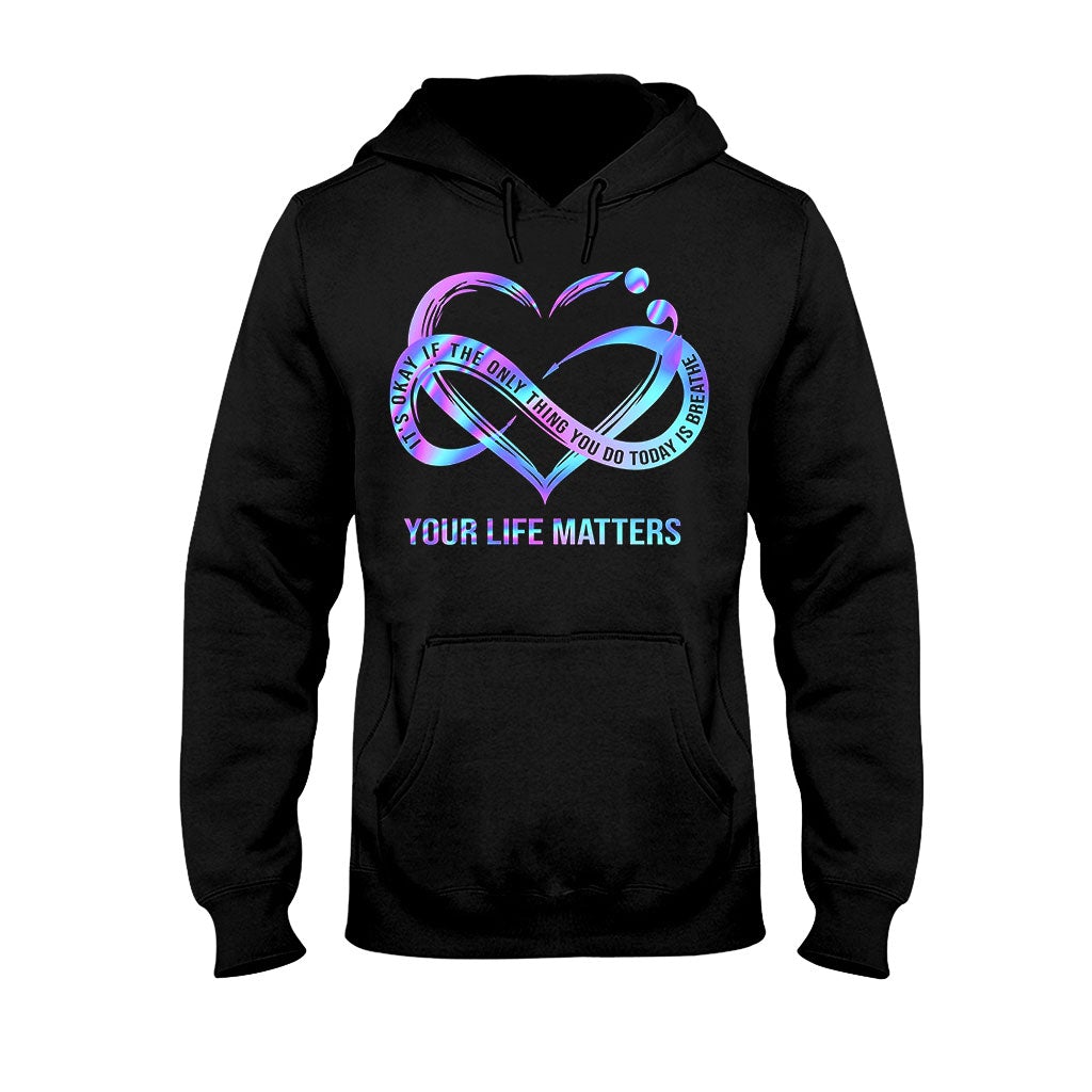 Heart Infinity - Suicide Prevention T-shirt And Hoodie 092021
