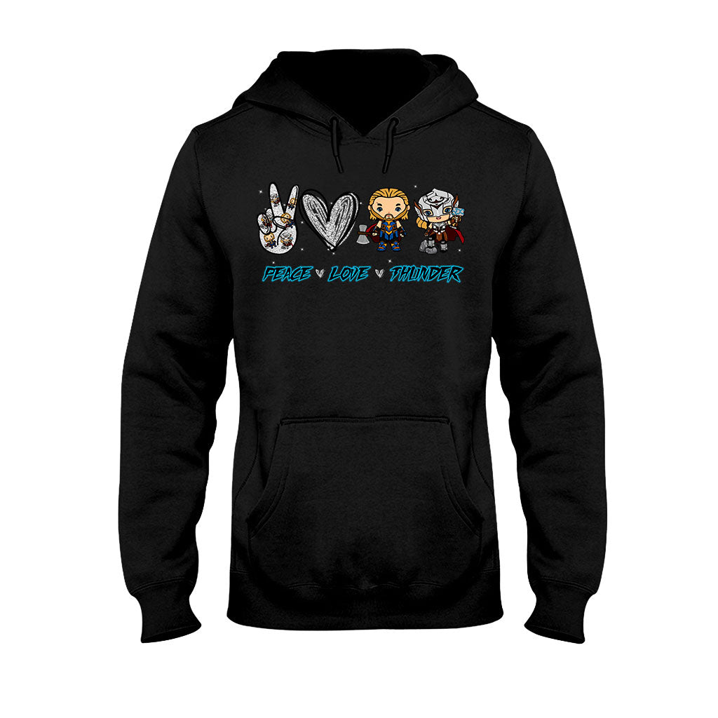 Peace Love Thunder - T-shirt and Hoodie