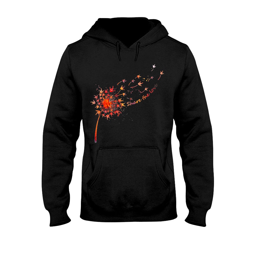 Share The Love - Dandelion ASL T-shirt and Hoodie 112021