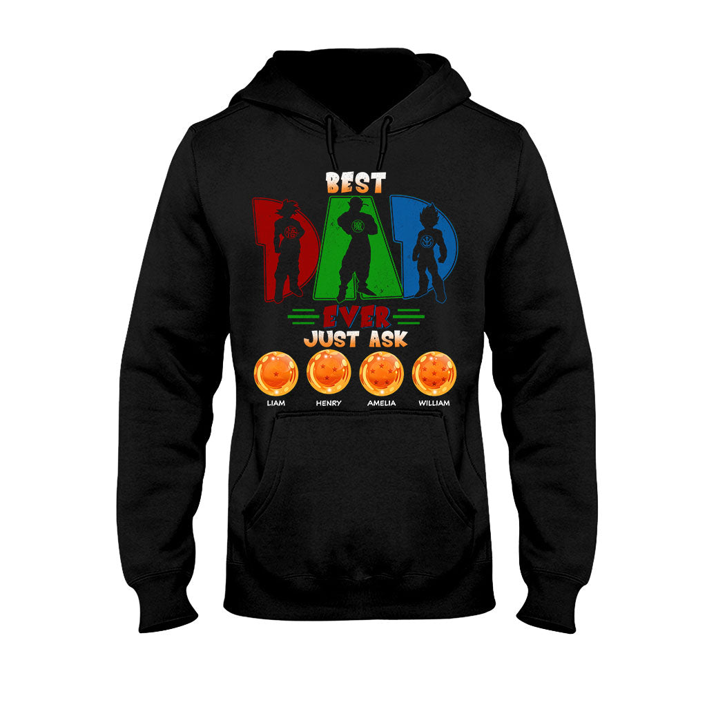 Best Dad Ever - Personalized Seven Balls T-shirt and Hoodie