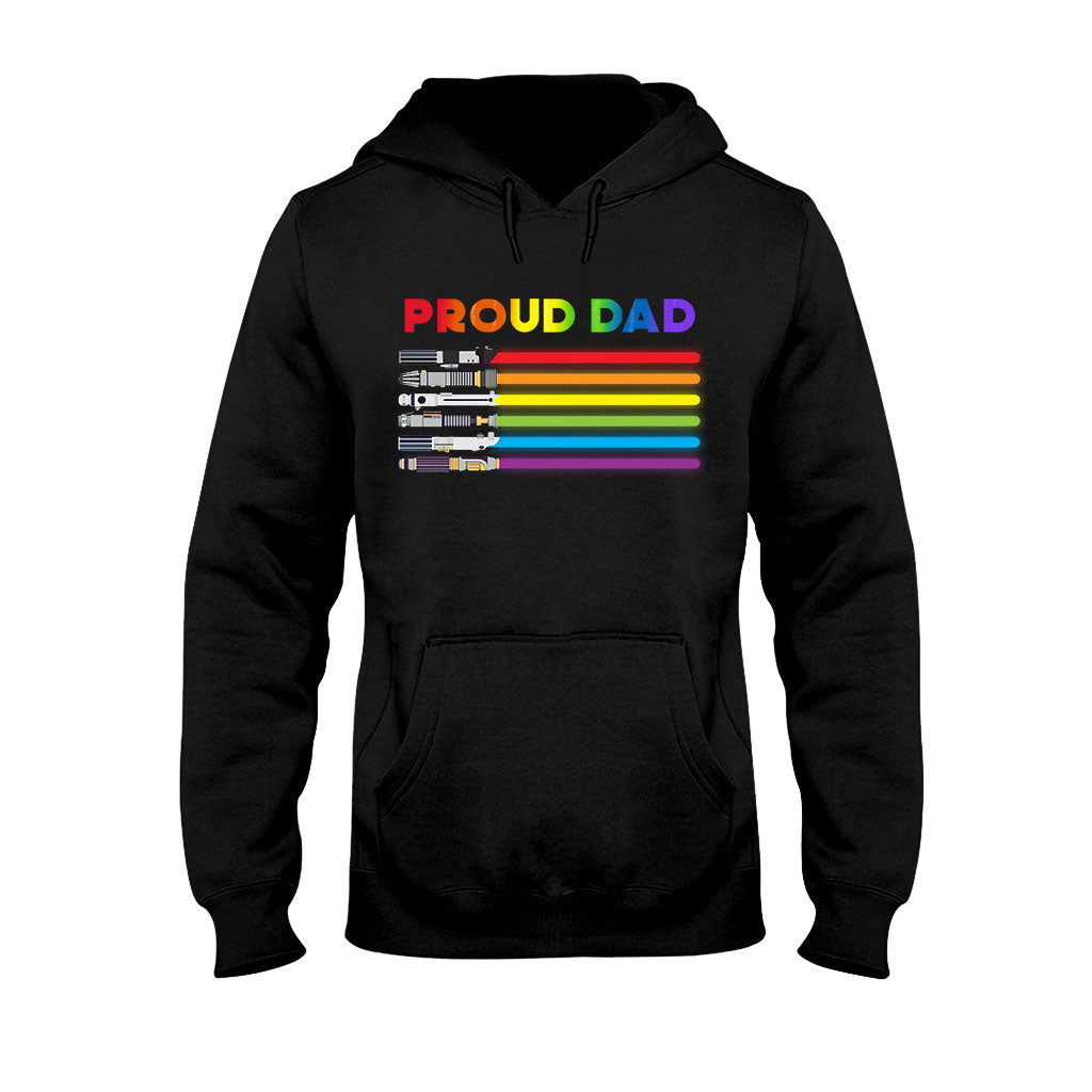 Proud Dad - Personalized LGBT Support T-shirt and Hoodie