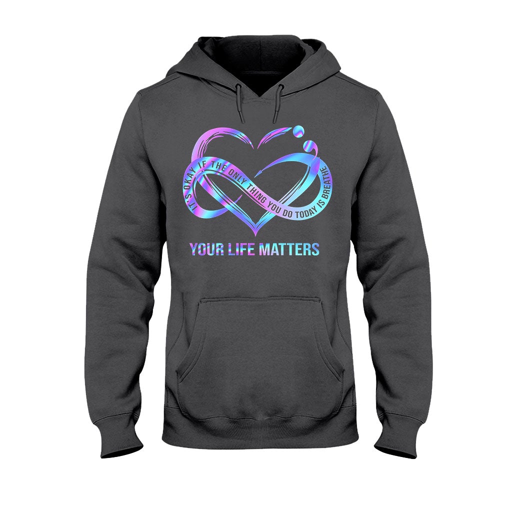 Heart Infinity - Suicide Prevention T-shirt And Hoodie 092021