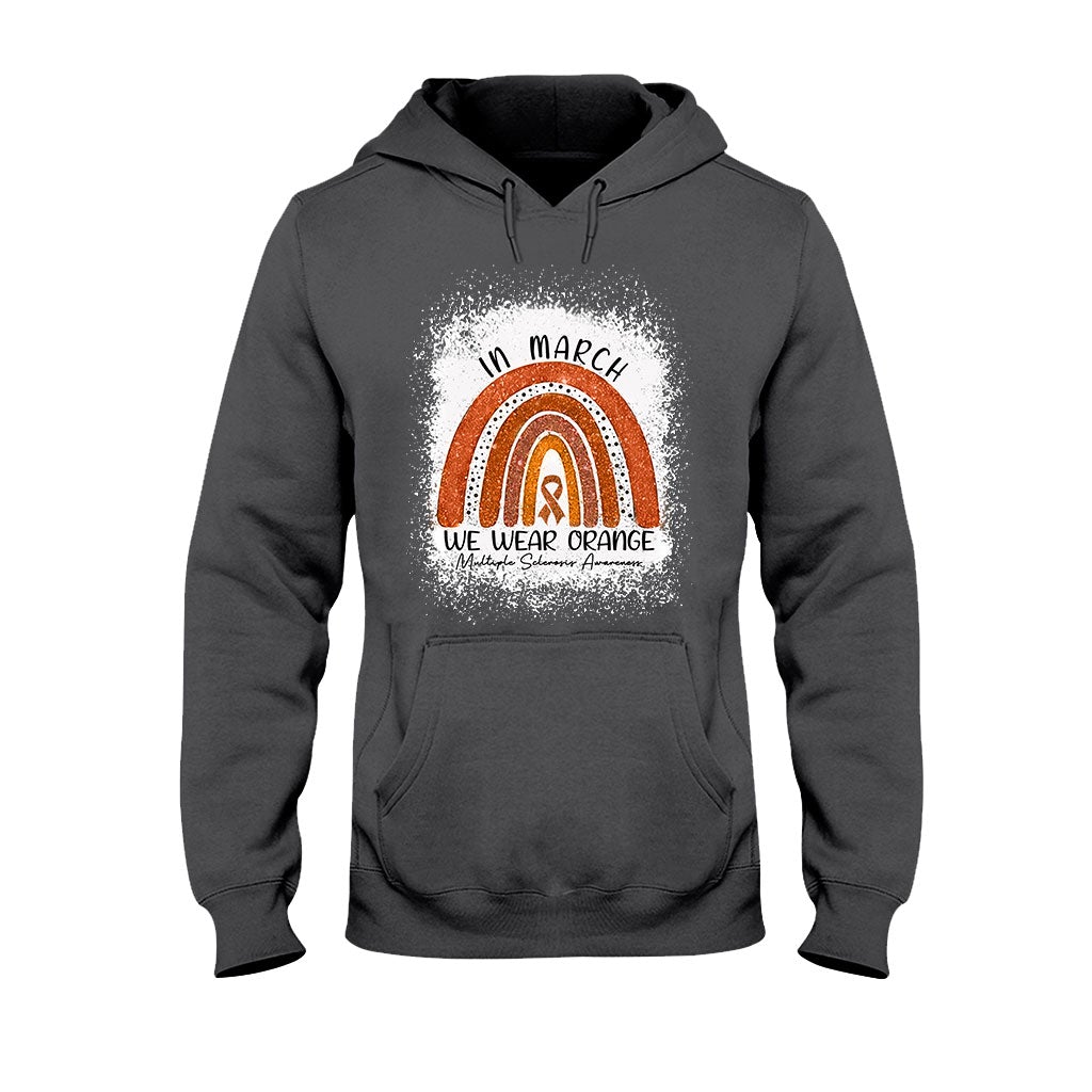 In March We Wear Orange - Multiple Sclerosis Awareness T-shirt And Hoodie 092021