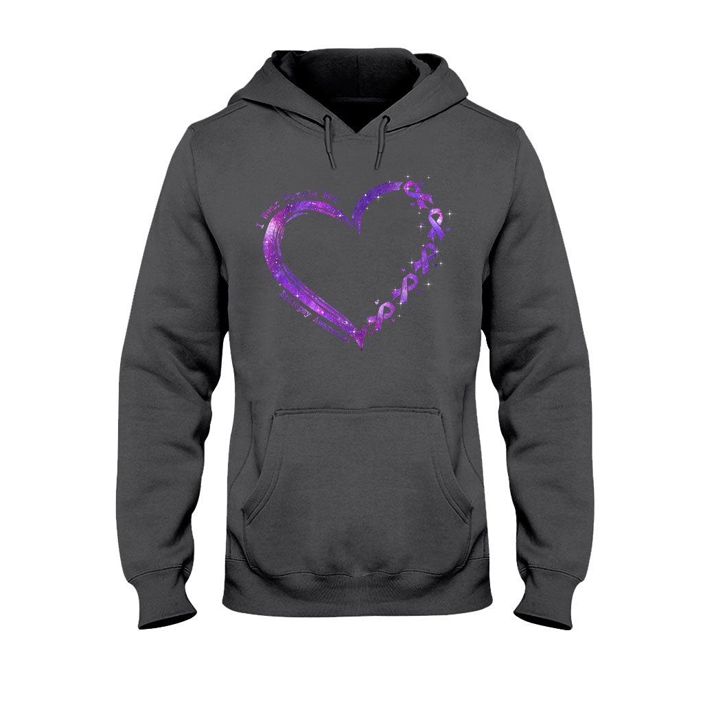 I Wear Purple For Someone I Love Heart - Epilepsy Awareness Personalized T-shirt And Hoodie