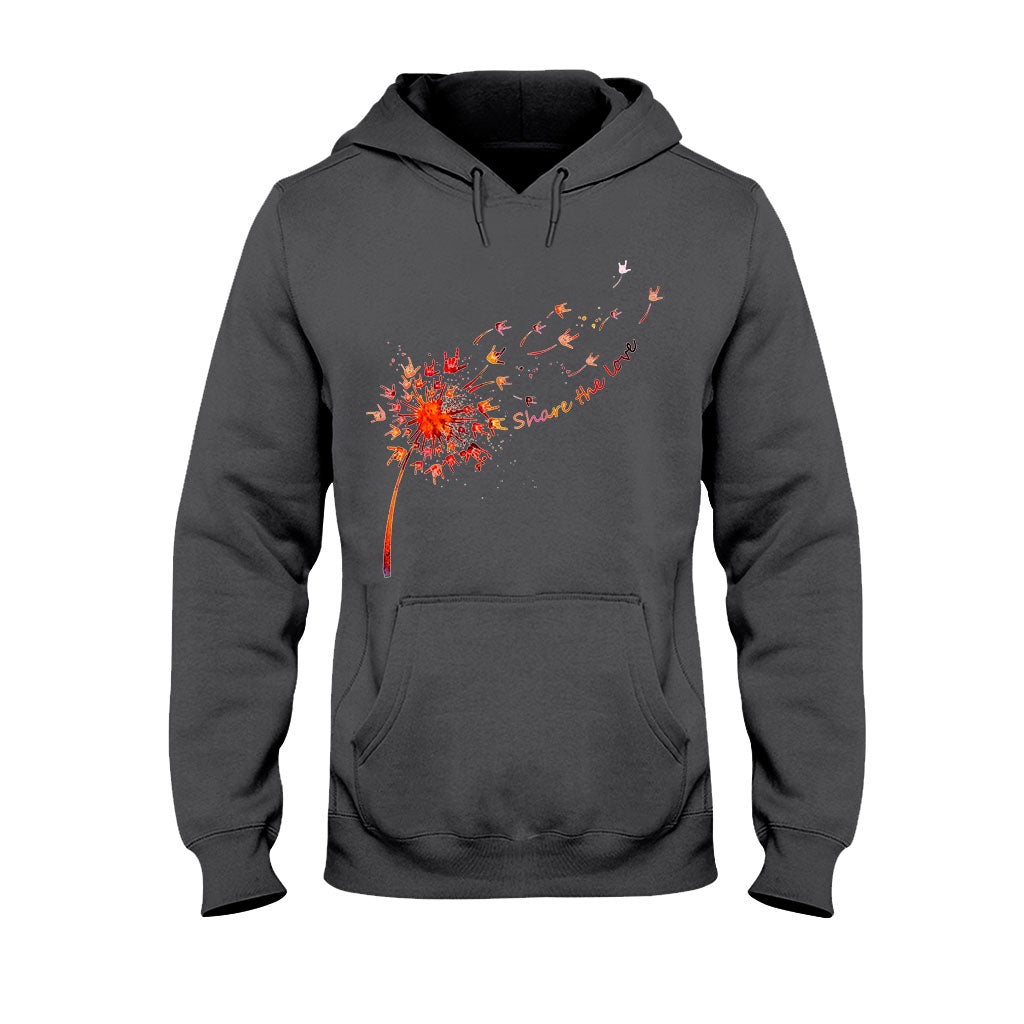 Share The Love - Dandelion ASL T-shirt and Hoodie 112021
