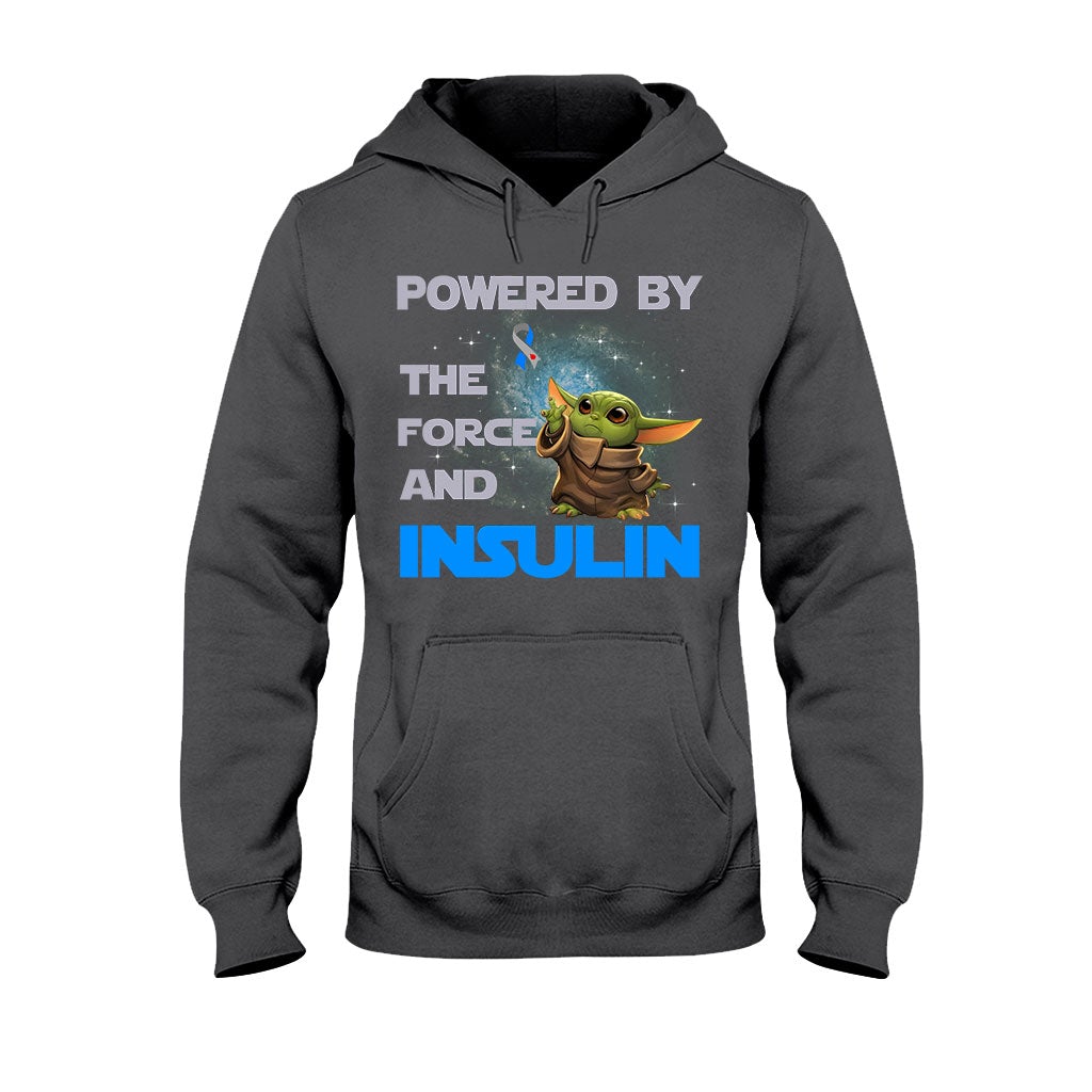 Powered By The Force And Insulin - Diabetes Awareness T-shirt and Hoodie