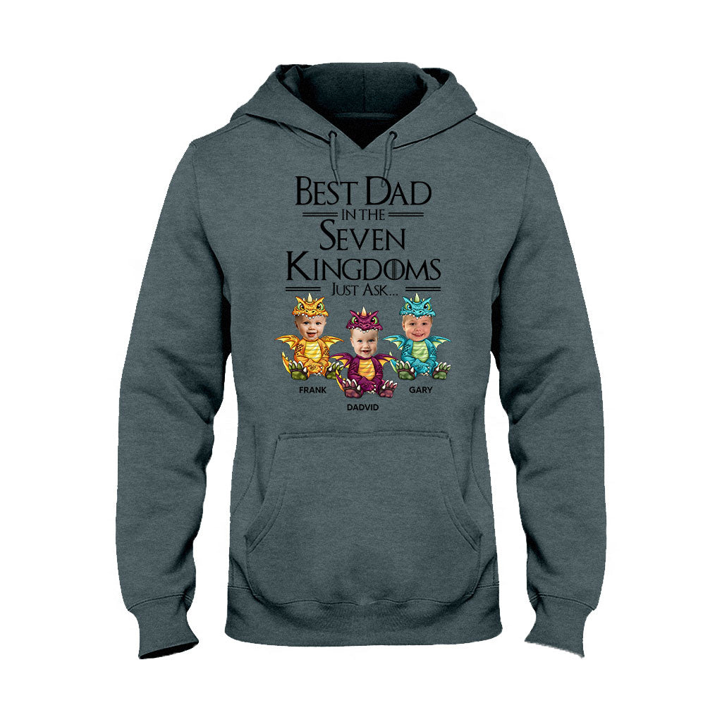 Best Dad In The Seven Kingdoms - Personalized Thrones Game T-shirt and Hoodie