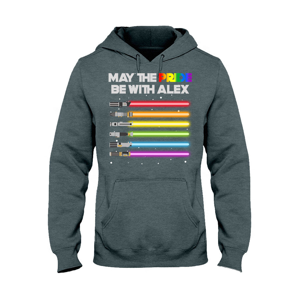 May The Pride Be With You - Personalized LGBT Support T-shirt and Hoodie