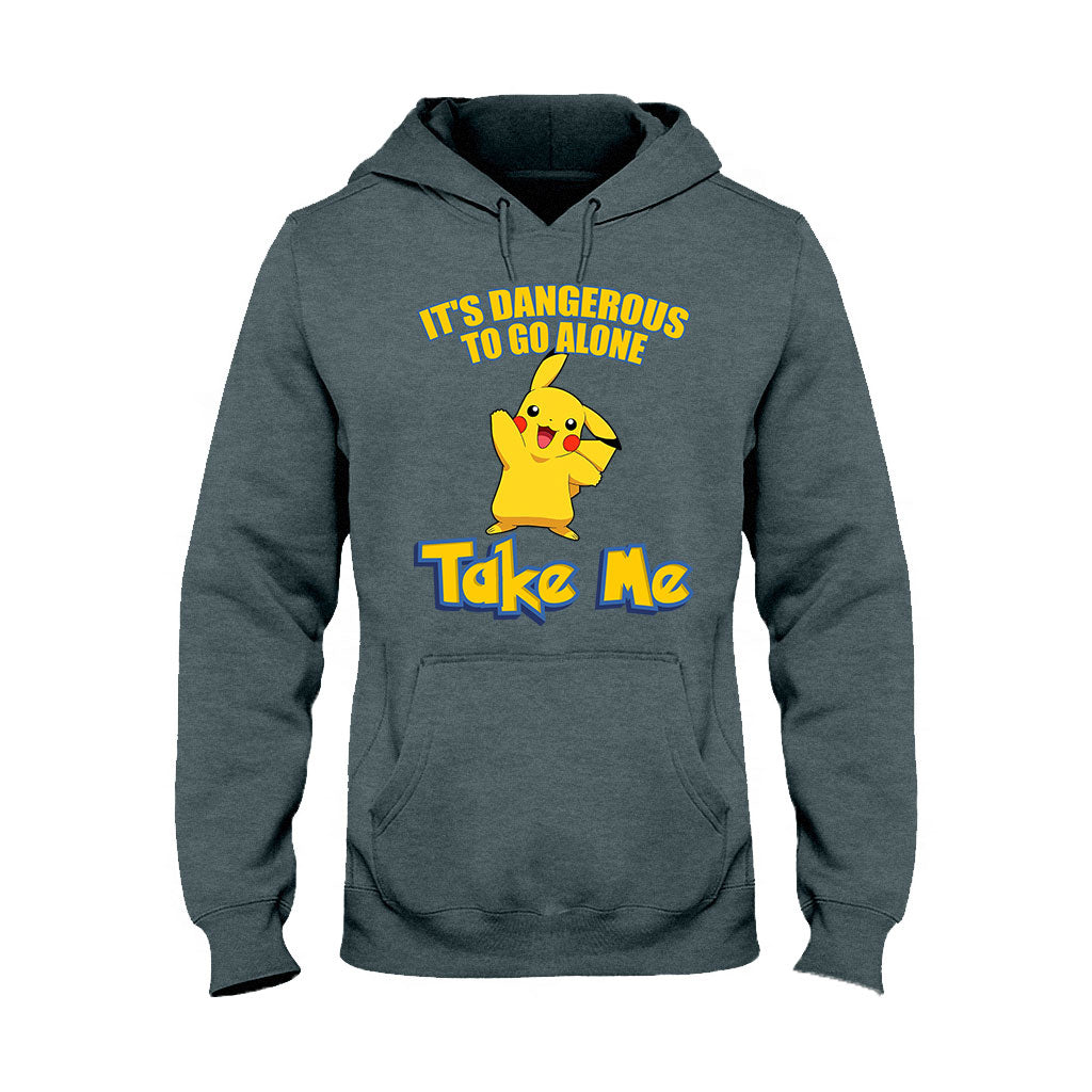 It's Dangerous To Go Alone - Personalized Monster Trainer T-shirt and Hoodie