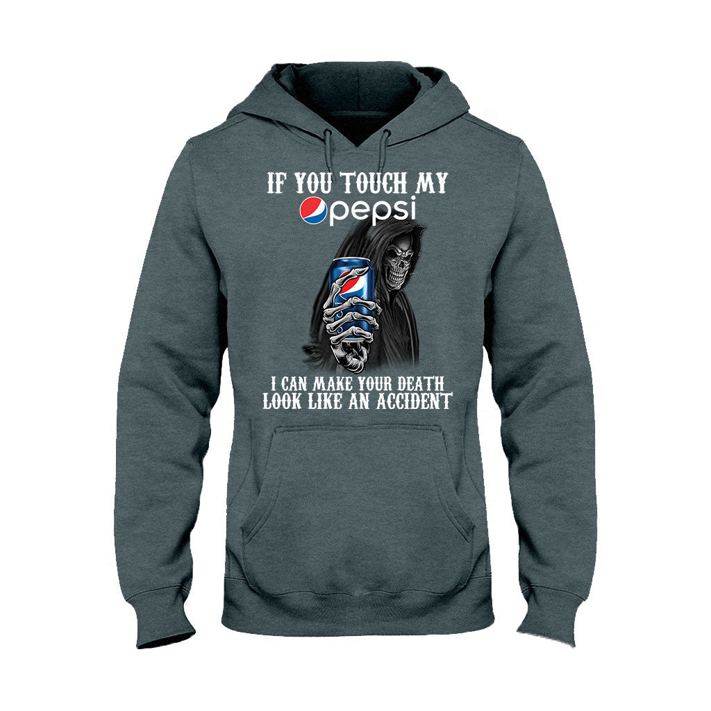 If You Touch My Blue Soft Drink T-shirt and Hoodie