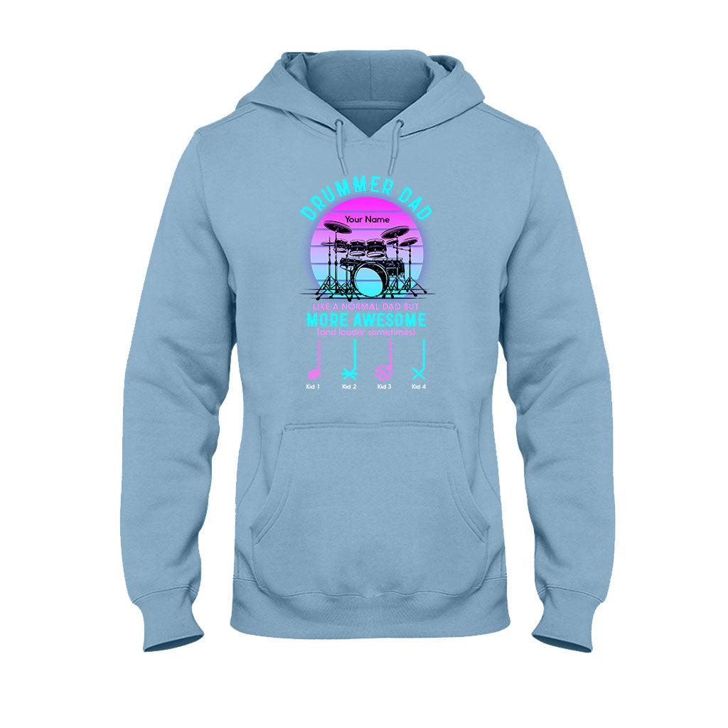 Drummer Dad - Personalized Father's Day T-shirt and Hoodie