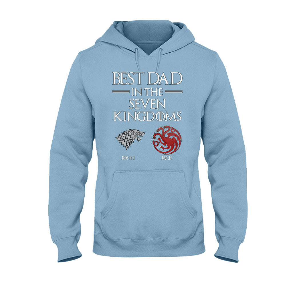 Best Dad In The Seven Kingdoms - Personalized Thrones Game T-shirt and Hoodie