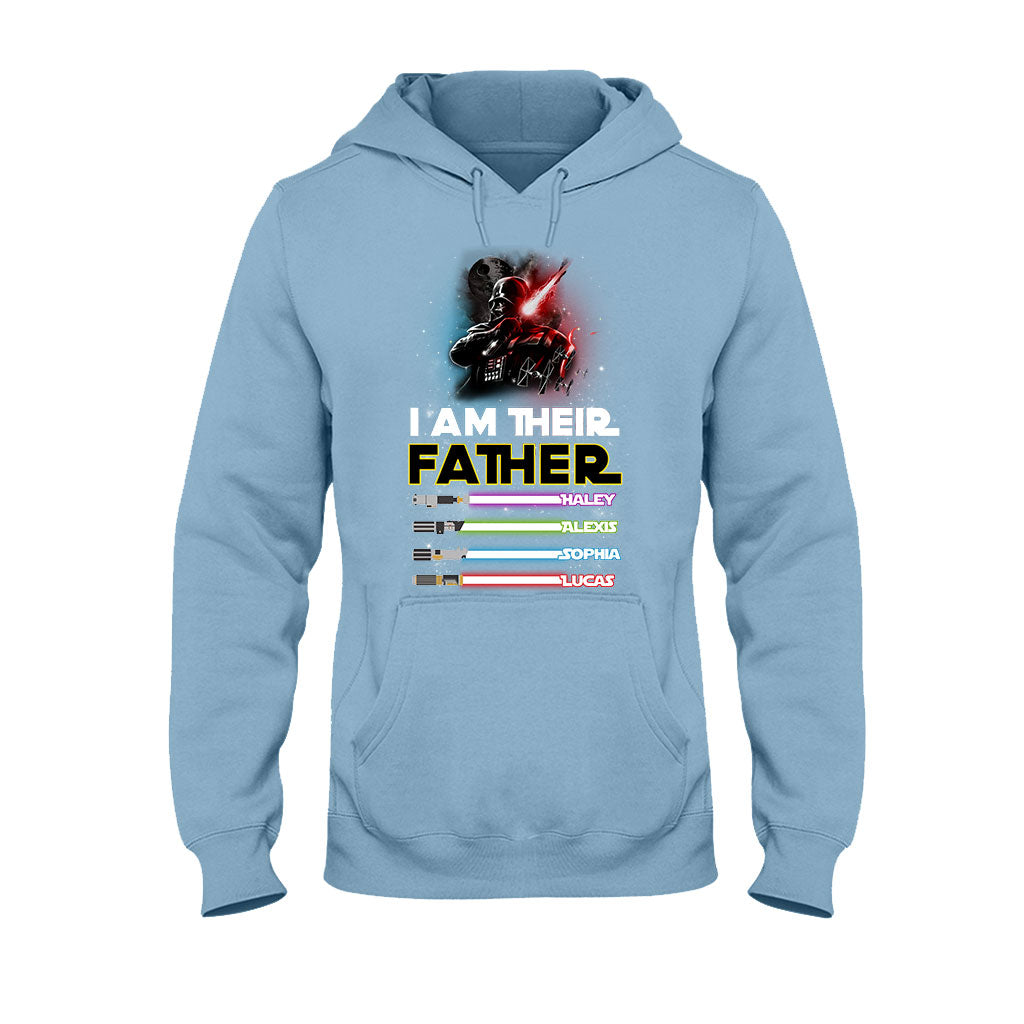 I Am Their Father - Personalized Father's Day The Force T-shirt and Hoodie abtest