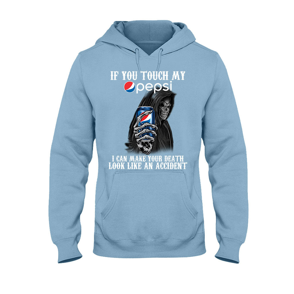 If You Touch My Blue Soft Drink T-shirt and Hoodie