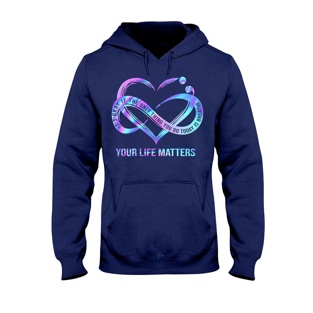Heart Infinity - Suicide Prevention T-shirt And Hoodie 092021