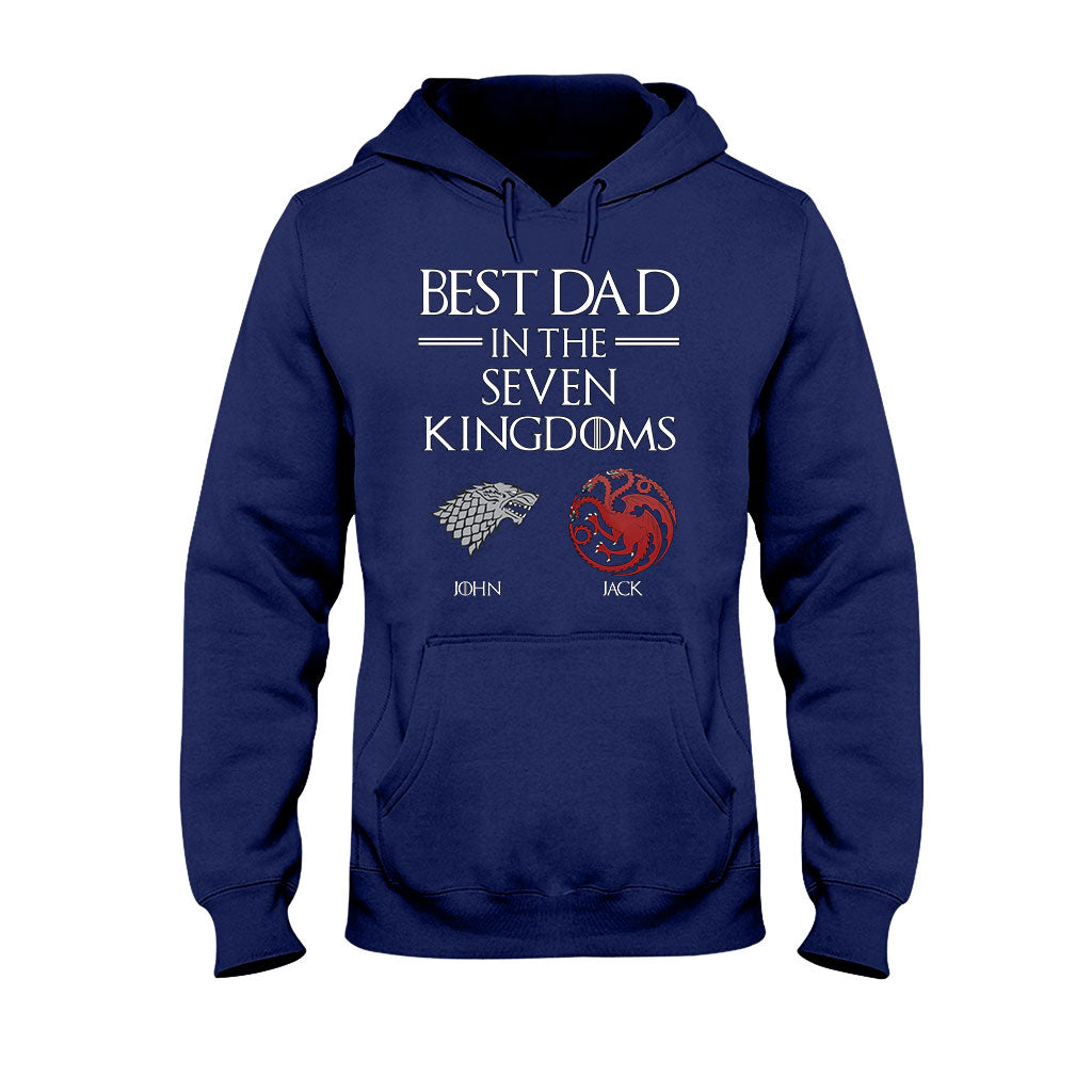 Best Dad In The Seven Kingdoms - Personalized Thrones Game T-shirt and Hoodie