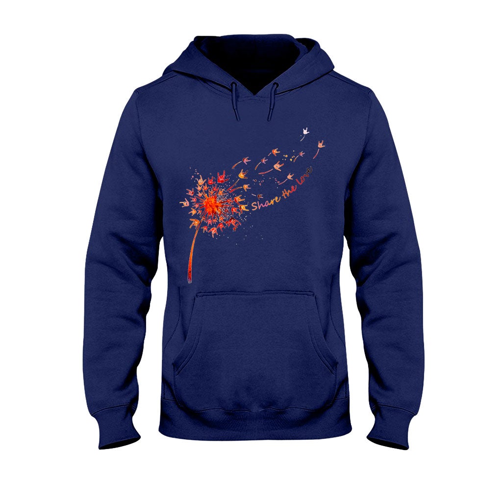 Share The Love - Dandelion ASL T-shirt and Hoodie 112021