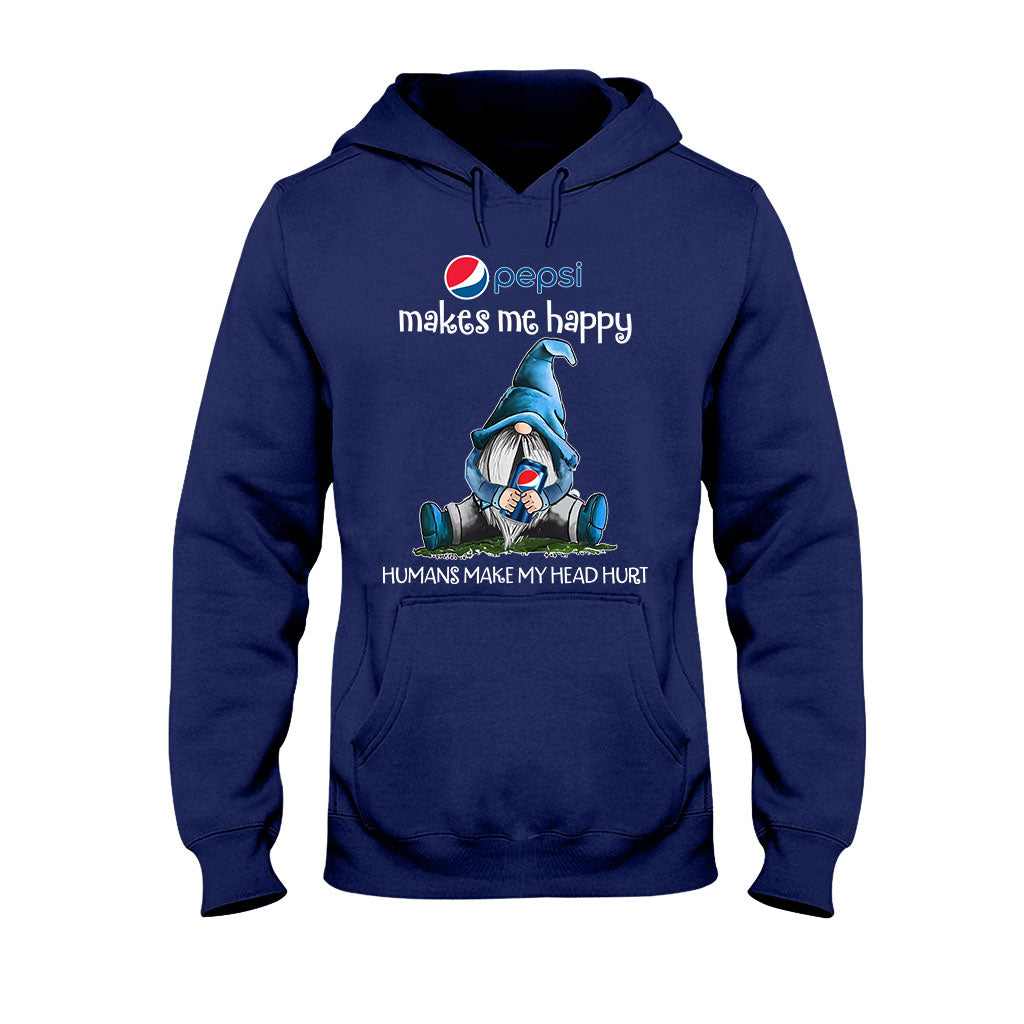 Humans Make My Head Blue Soft Drink T-shirt and Hoodie