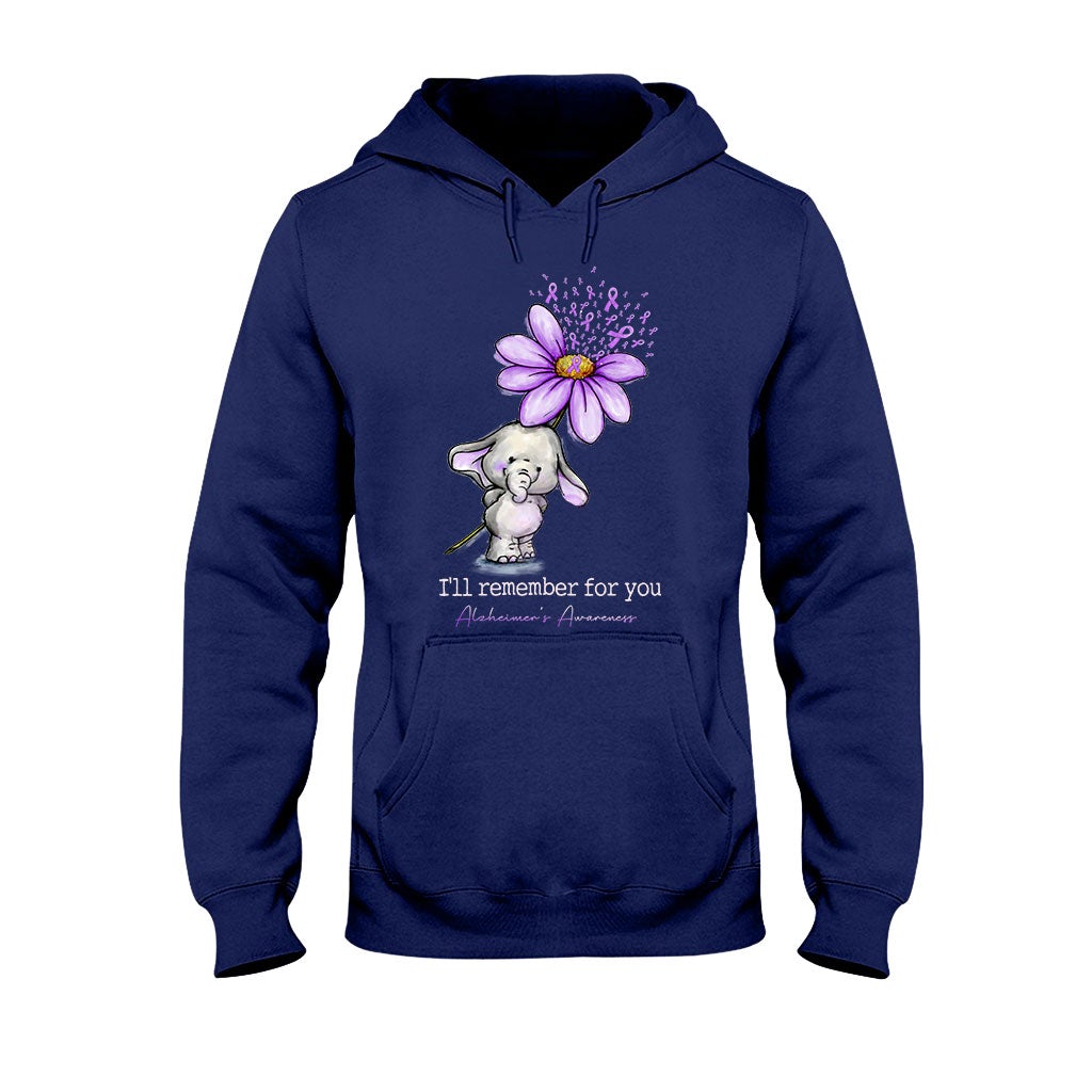 I Will Remember - Alzheimer Awareness T-shirt And Hoodie 072021