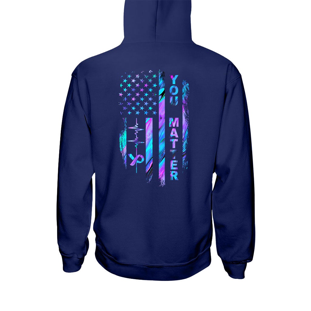 Suicide Prevention Flag T-shirt And Hoodie 062021