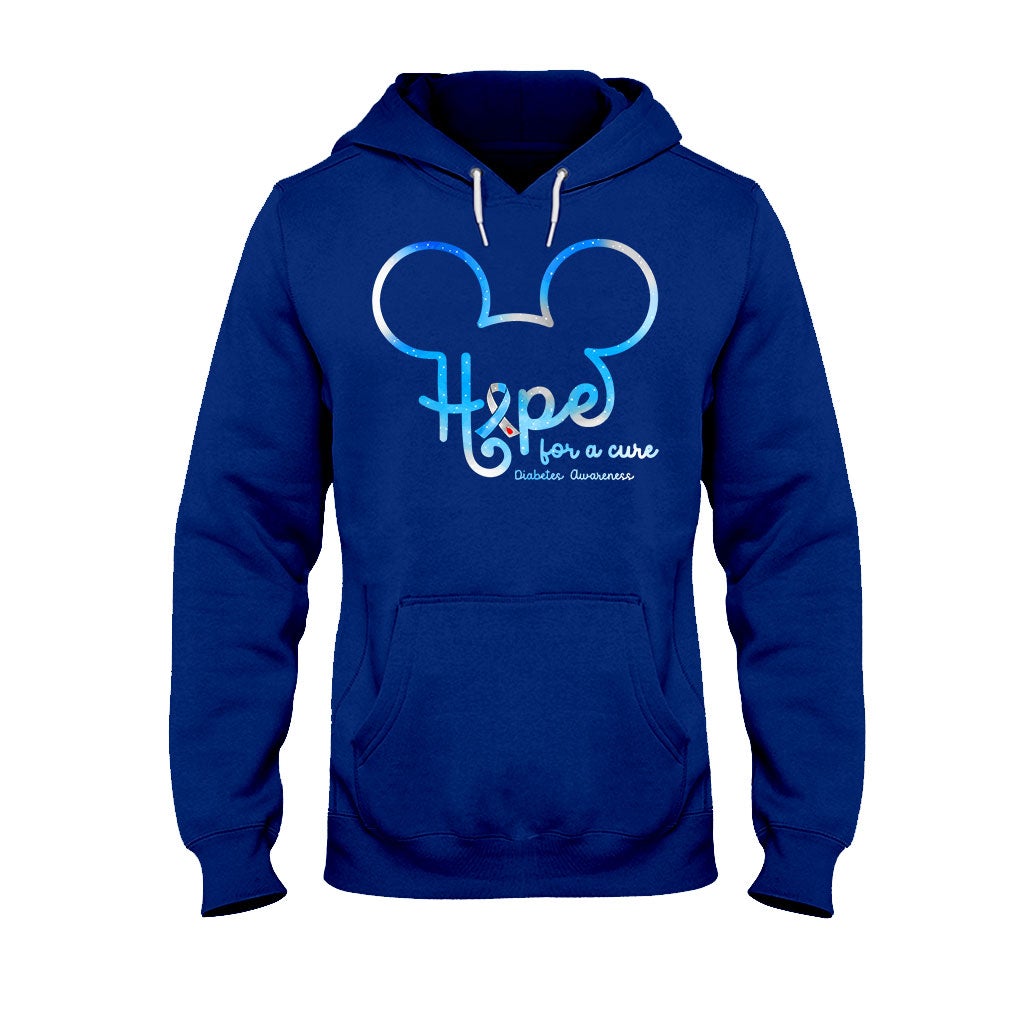 Hope For The Cure Diabetes Awareness T-shirt and Hoodie