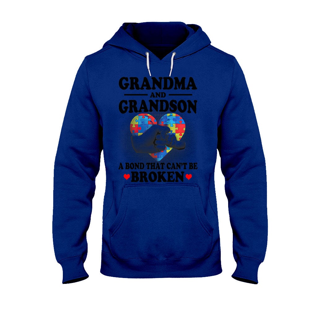 Grandma And Grandson - Autism Awareness T-shirt And Hoodie 062021