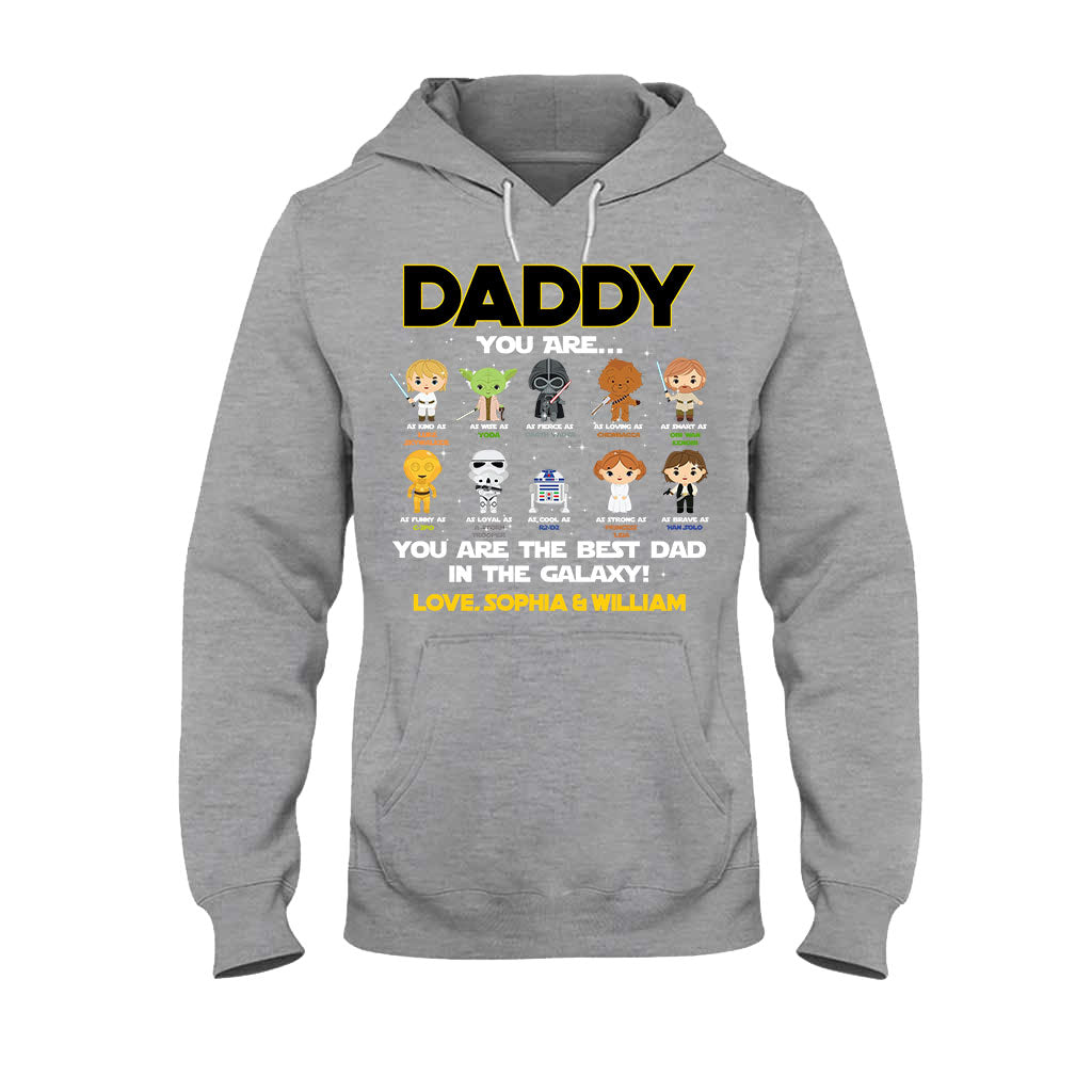Daddy You Are - Personalized Father's Day The Force T-shirt and Hoodie