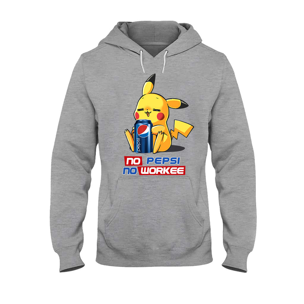 No Workee Blue Soft Drink T-shirt and Hoodie