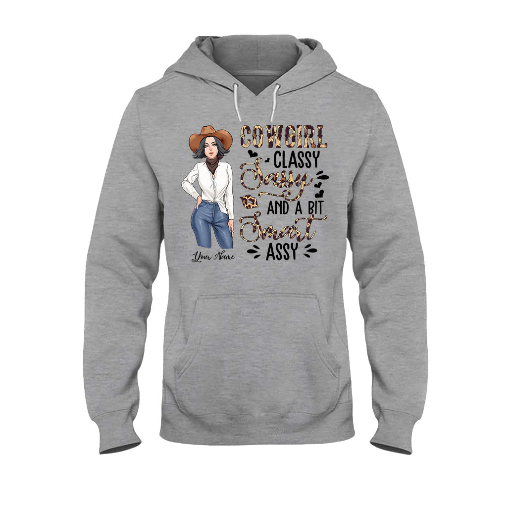 Classy Sassy And A Bit Smart Assy Cowgirl - Personalized Country Girl T-shirt and Hoodie