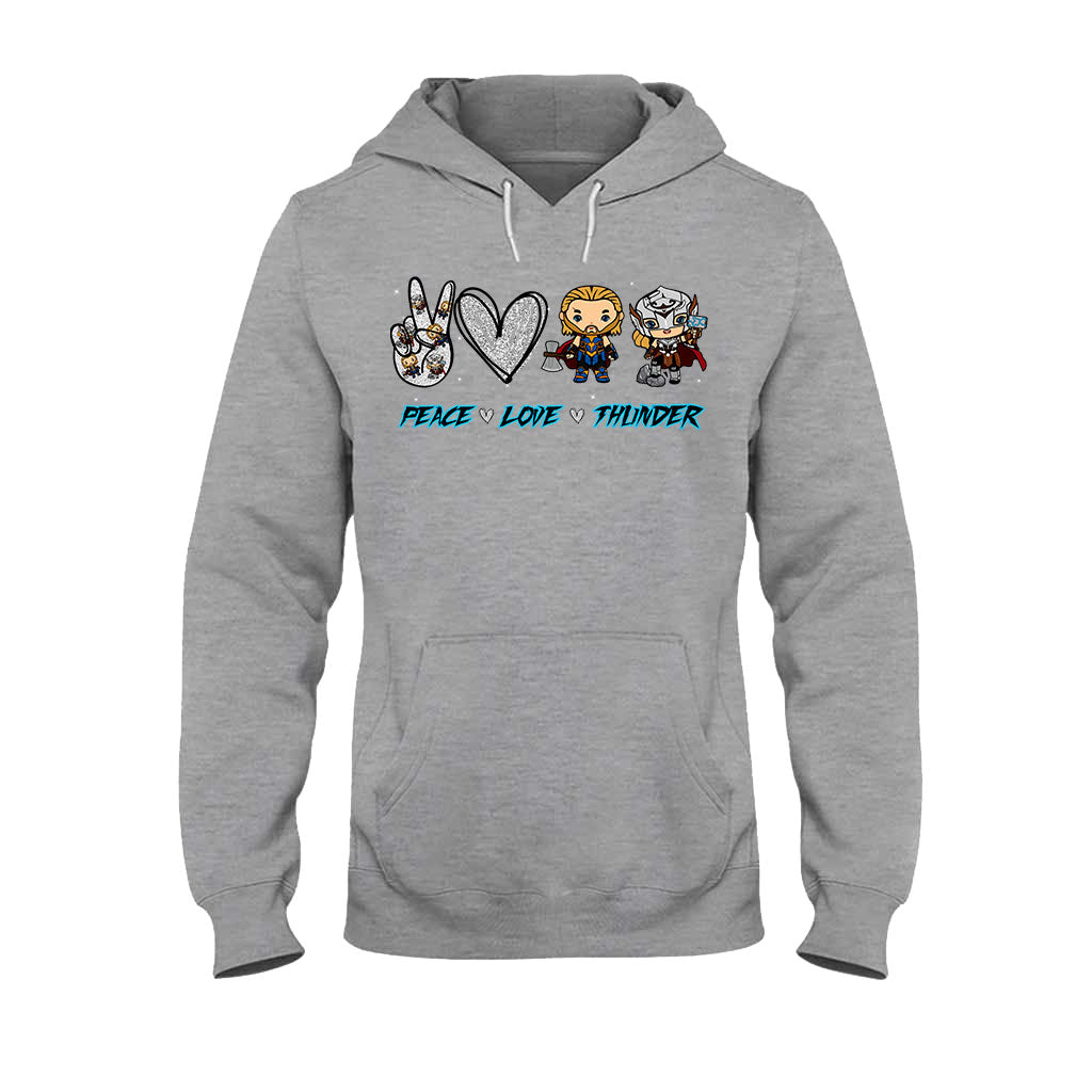 Peace Love Thunder - T-shirt and Hoodie
