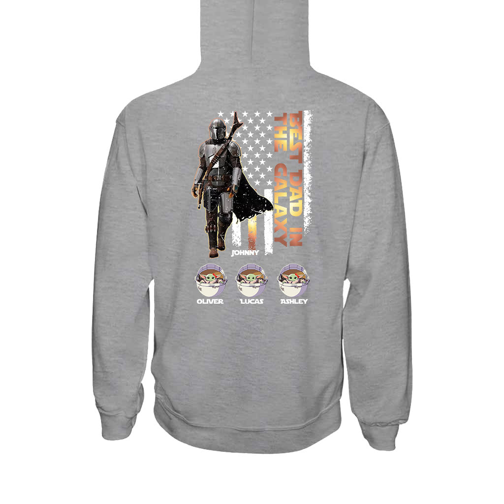 Best Dad In The Galaxy Just Ask - Personalized The Force T-shirt and Hoodie