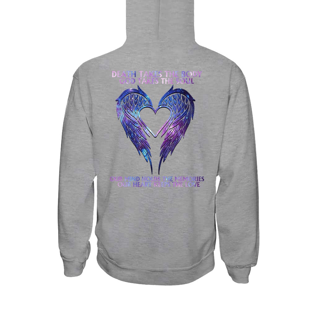 Death Takes The Body God Takes The Soul - Memorial Personalized T-shirt And Hoodie