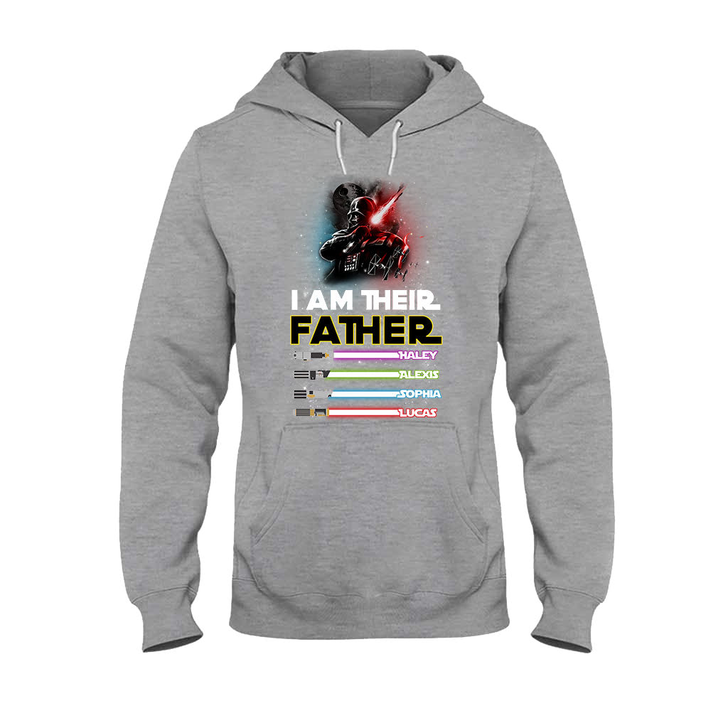 I Am Their Father - Personalized Father's Day The Force T-shirt and Hoodie abtest