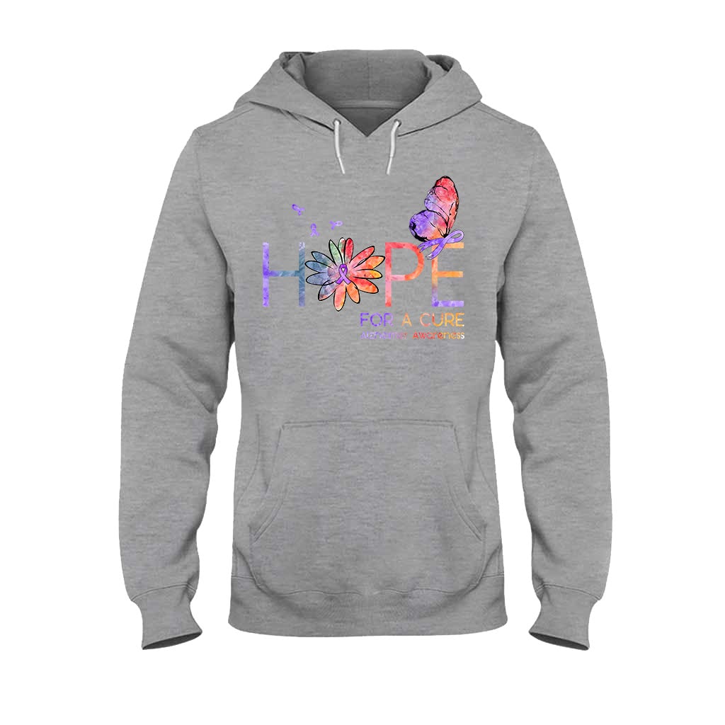 Hope For A Cure - Alzheimer Awareness T-shirt and Hoodie 1121