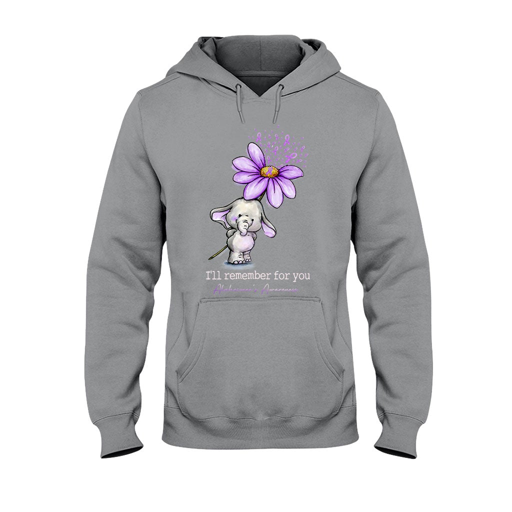 I Will Remember - Alzheimer Awareness T-shirt And Hoodie 072021