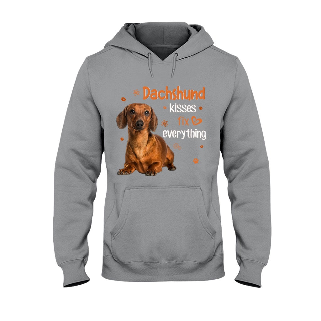 Dachshund Kiss T-shirt And Hoodie 062021