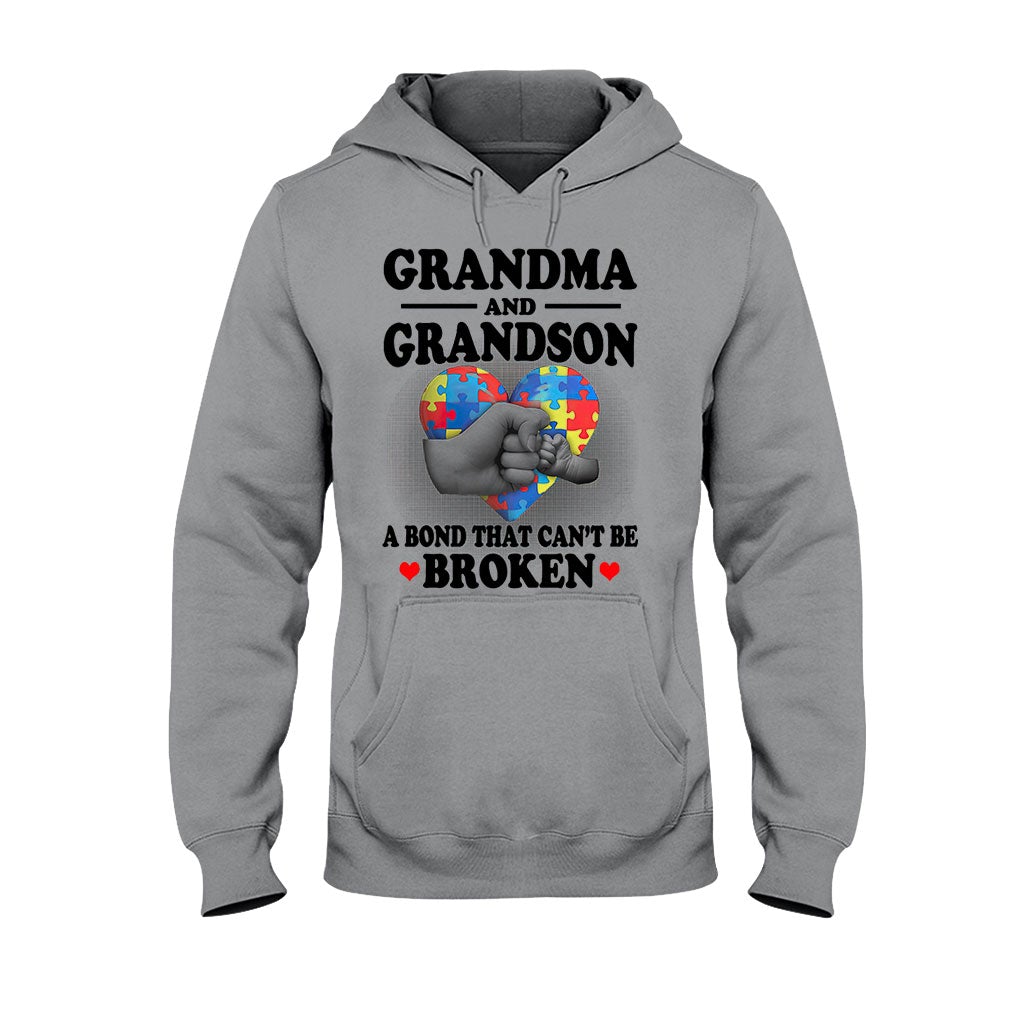 Grandma And Grandson - Autism Awareness T-shirt And Hoodie 062021