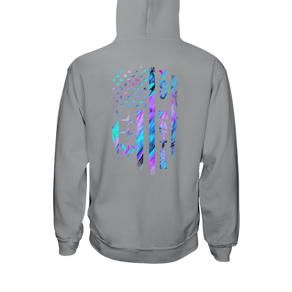 Suicide Prevention Flag T-shirt And Hoodie 062021