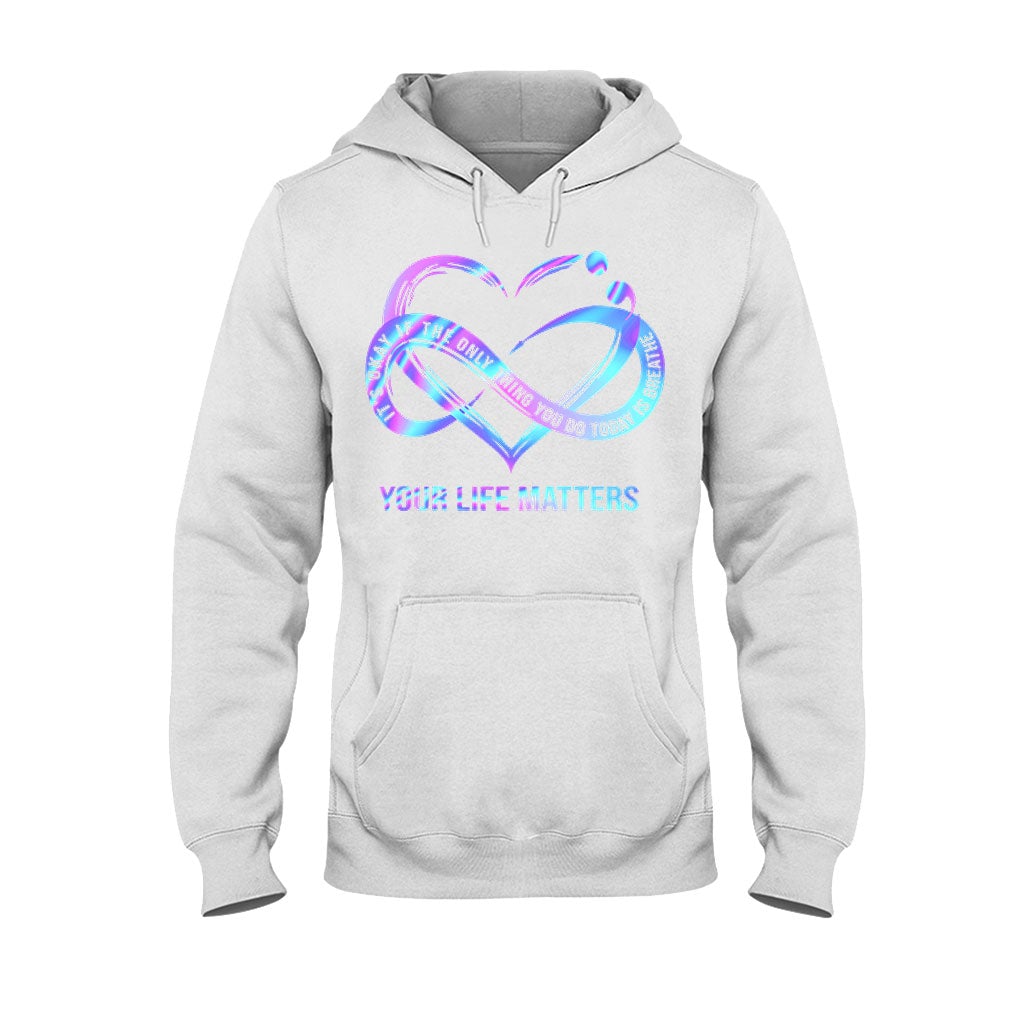 Heart Infinity - Suicide Prevention T-shirt And Hoodie 092021
