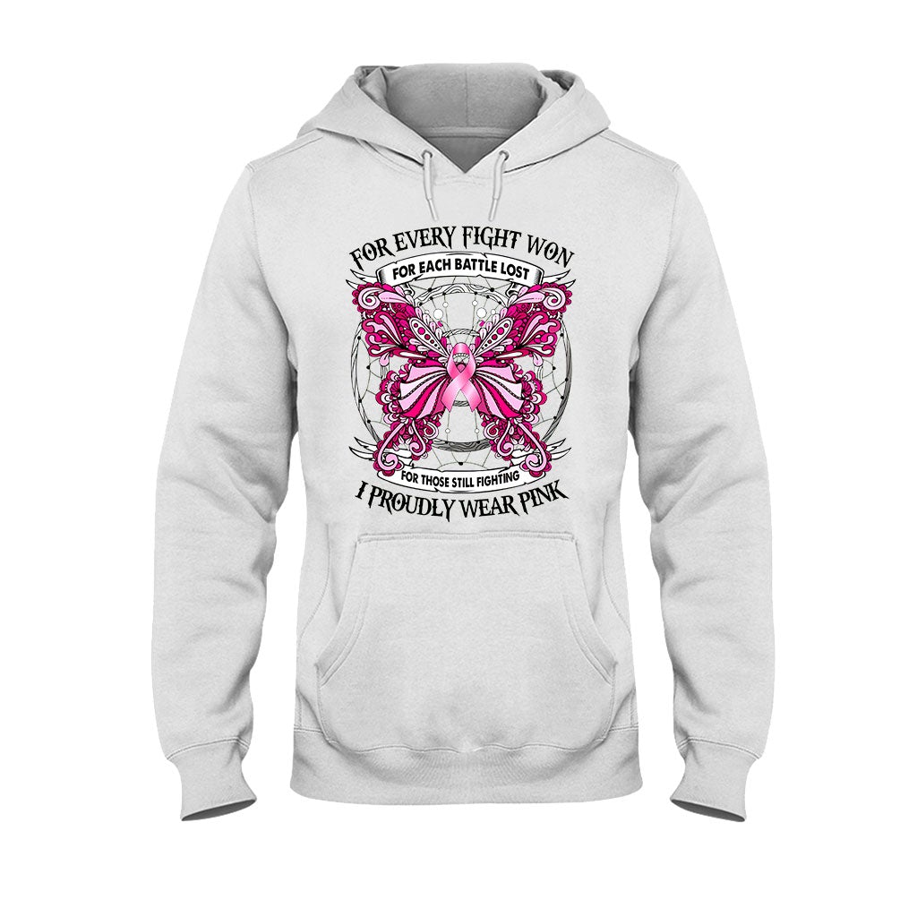 I Proudly Wear Pink - Breast Cancer Awareness T-shirt and Hoodie 102021
