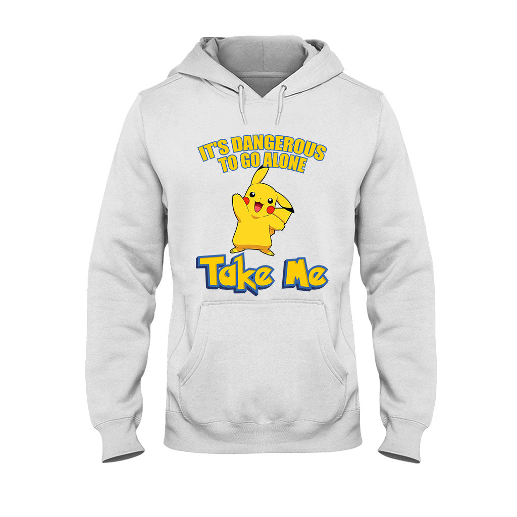 It's Dangerous To Go Alone - Personalized Monster Trainer T-shirt and Hoodie