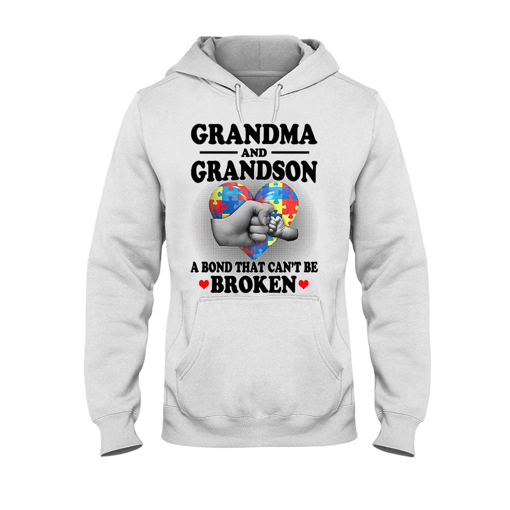 Grandma And Grandson - Autism Awareness T-shirt And Hoodie 062021