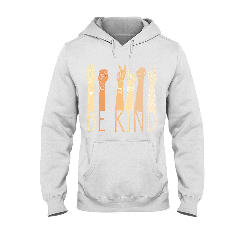Be Kind - American Sign Language T-shirt And Hoodie 062021