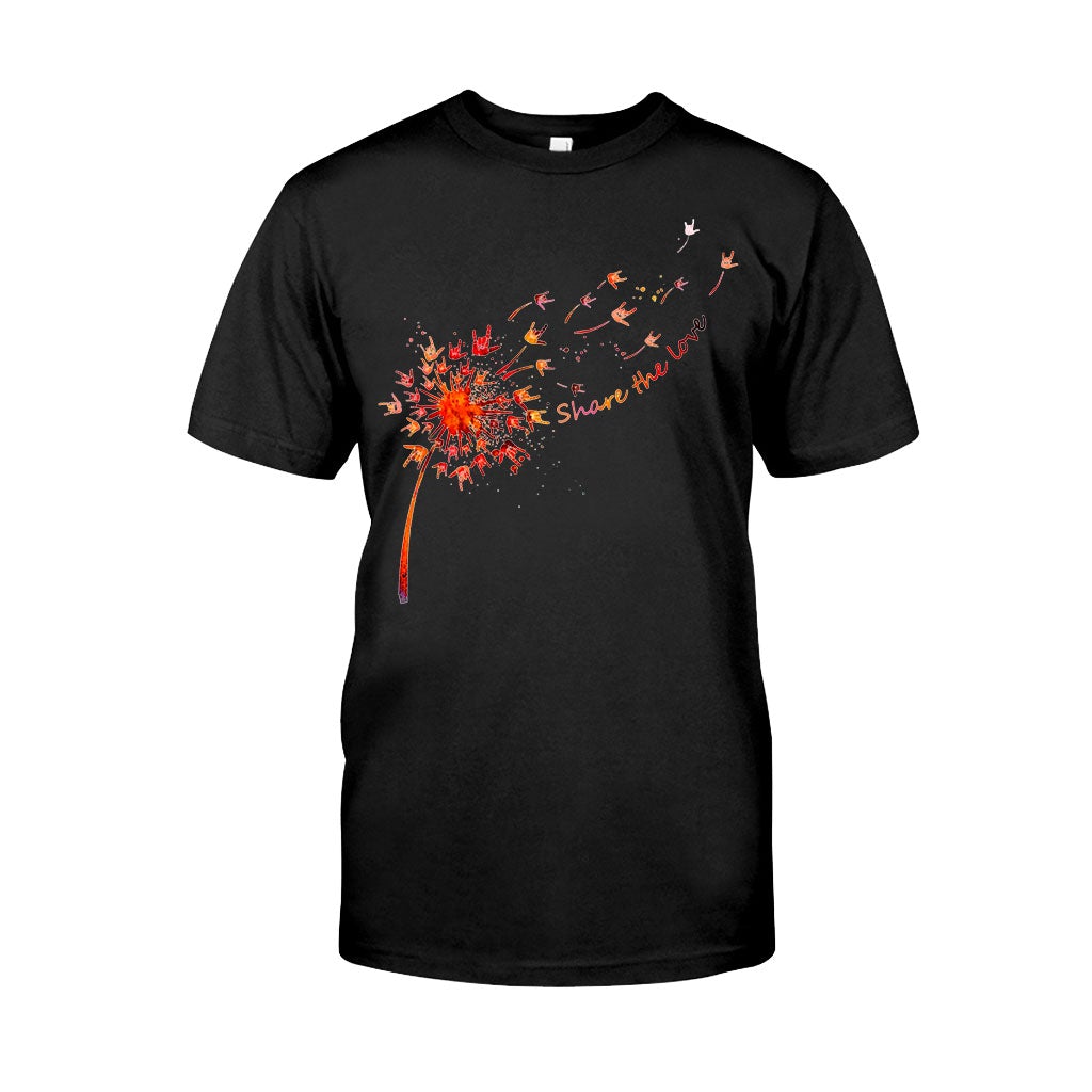 Share The Love - Dandelion ASL T-shirt and Hoodie 112021