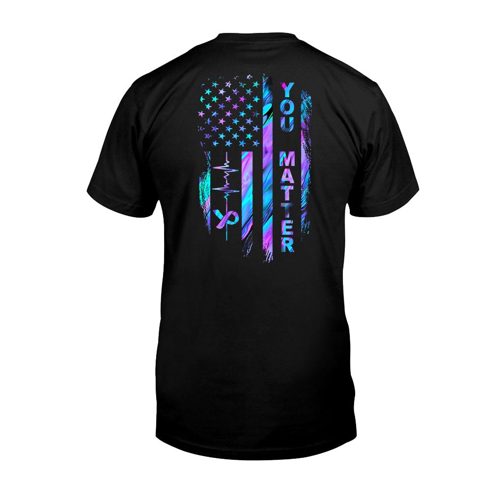 Suicide Prevention Flag T-shirt And Hoodie 062021
