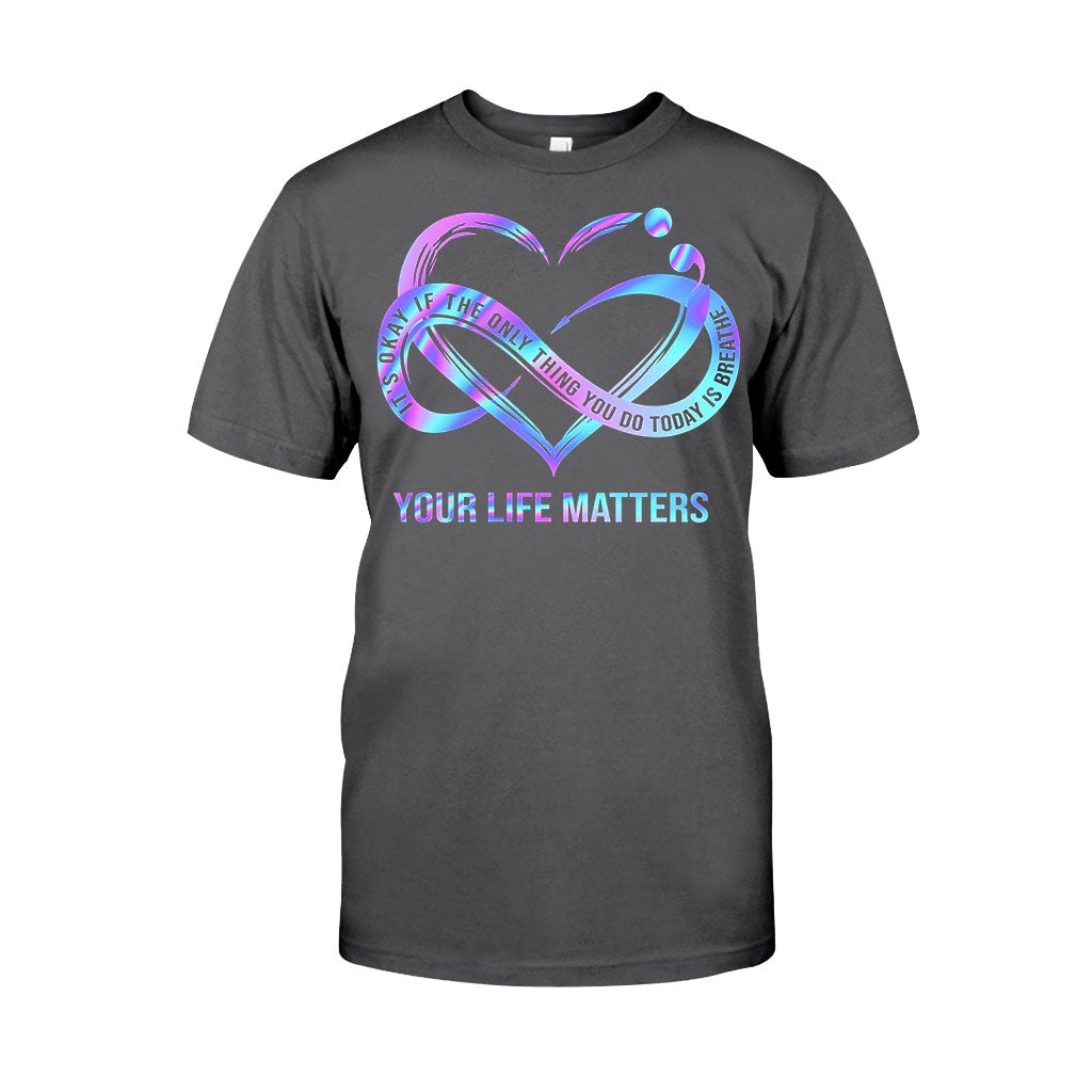Heart Infinity - Suicide Prevention T-shirt And Hoodie 092021