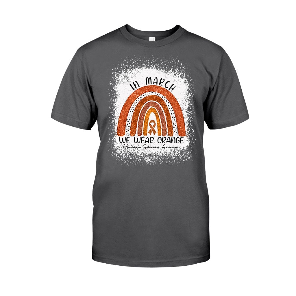In March We Wear Orange - Multiple Sclerosis Awareness T-shirt And Hoodie 092021