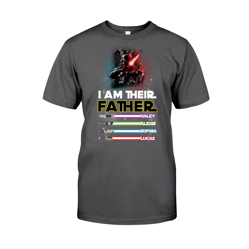 I Am Their Father - Personalized Father's Day The Force T-shirt and Hoodie abtest