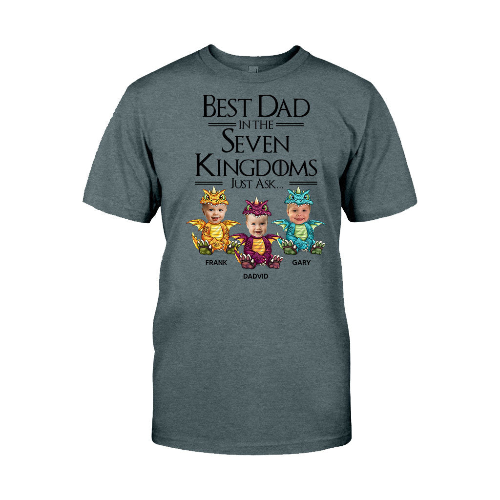 Best Dad In The Seven Kingdoms - Personalized Thrones Game T-shirt and Hoodie
